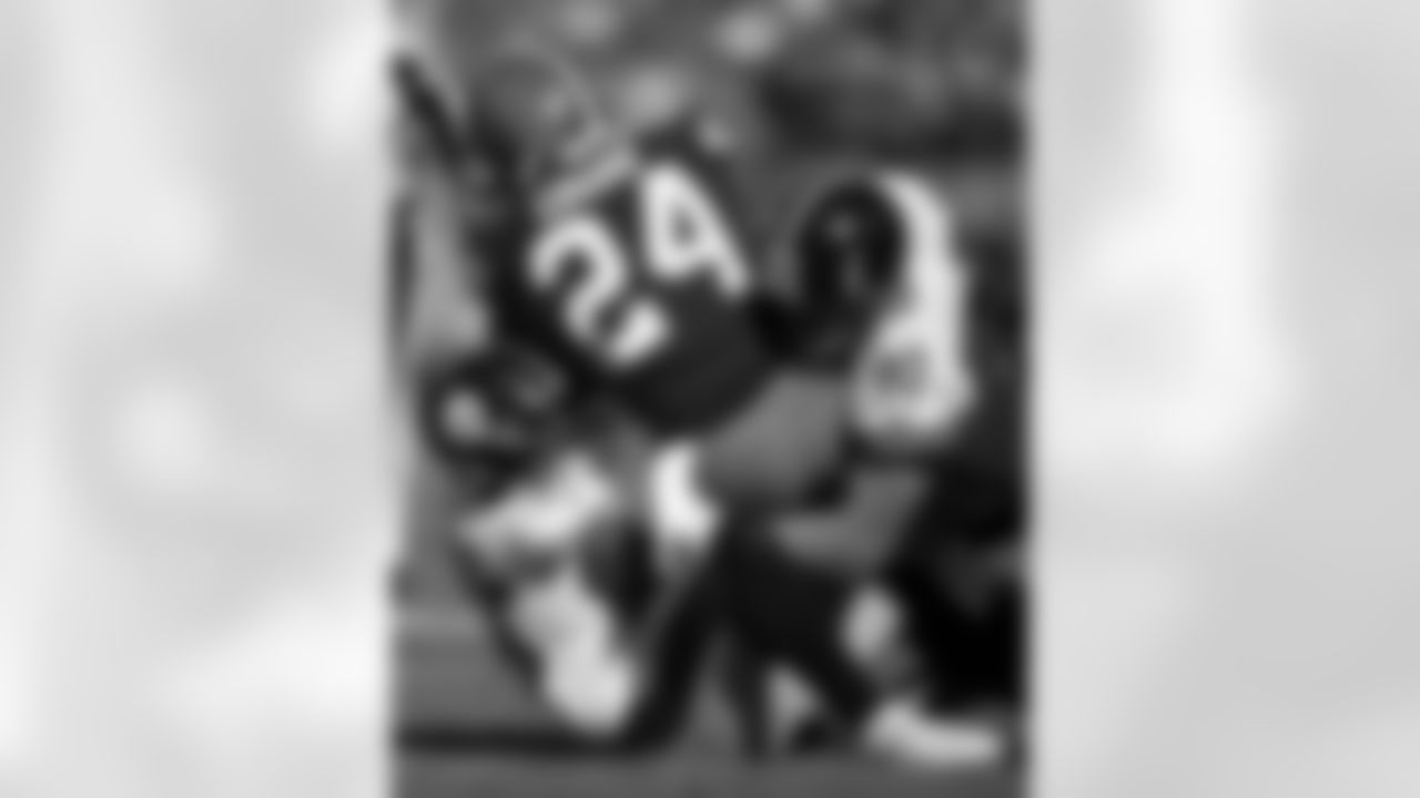Pittsburgh Steelers linebacker Devin Bush (55) and Pittsburgh Steelers linebacker T.J. Watt (90) during a regular season game between the Pittsburgh Steelers and the Cleveland Browns, Sunday, Oct. 31, 2021 in Cleveland, OH. The Steelers beat the Browns 15-10. (Karl Roser / Pittsburgh Steelers)