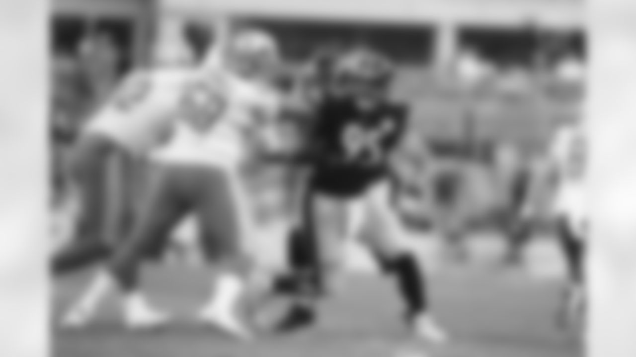 Pittsburgh Steelers nose tackle Chris Wormley (95) during a preseason game between the Pittsburgh Steelers and the Detroit Lions, Saturday, Aug. 21, 2021 in Pittsburgh, PA. (Karl Roser / Pittsburgh Steelers)