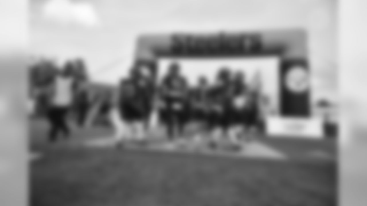 Steelers players celebrated the NFL Fantennial weekend by attending a high school football game between the Riverside Panthers and the Western Beaver Golden Beavers.