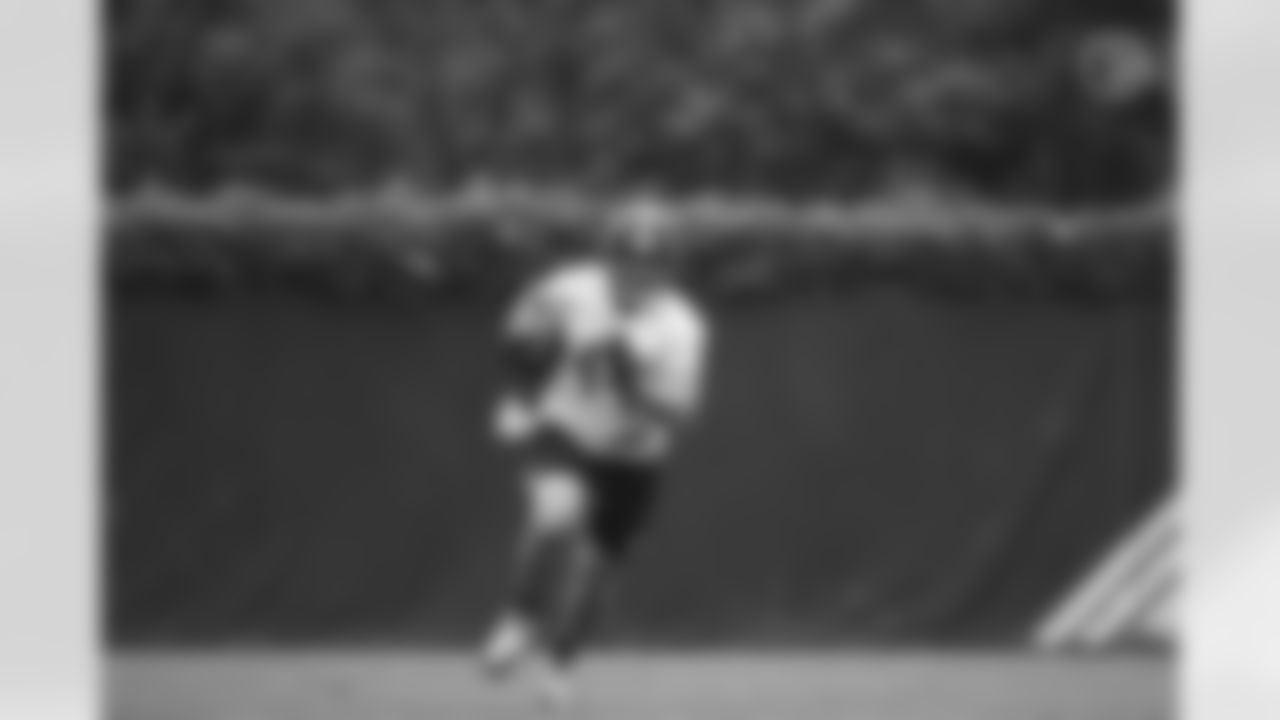 Pittsburgh Steelers fullback Derek Watt (44) participates in the Organized Team Activities (OTAs), Wednesday June 2, 2021 at the UPMC Rooney Sports Complex. (Karl Roser / Pittsburgh Steelers)