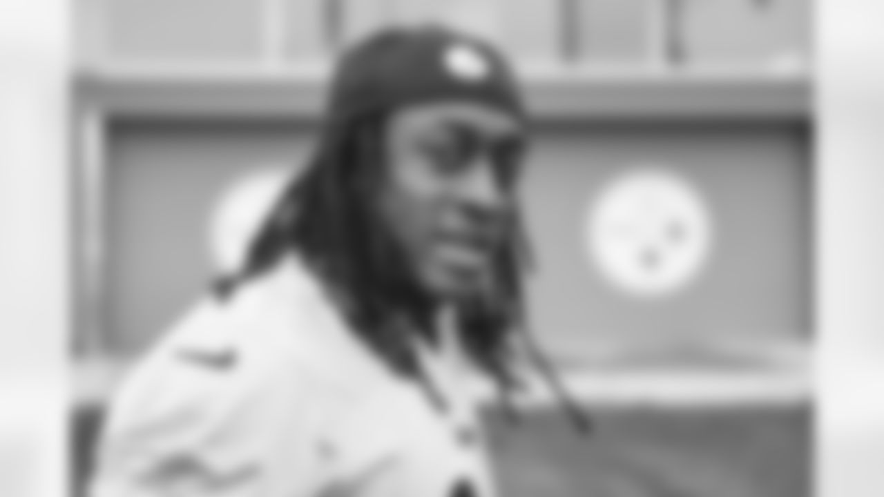 The Pittsburgh Steelers rookies practice at the UPMC Rooney Sports Complex.