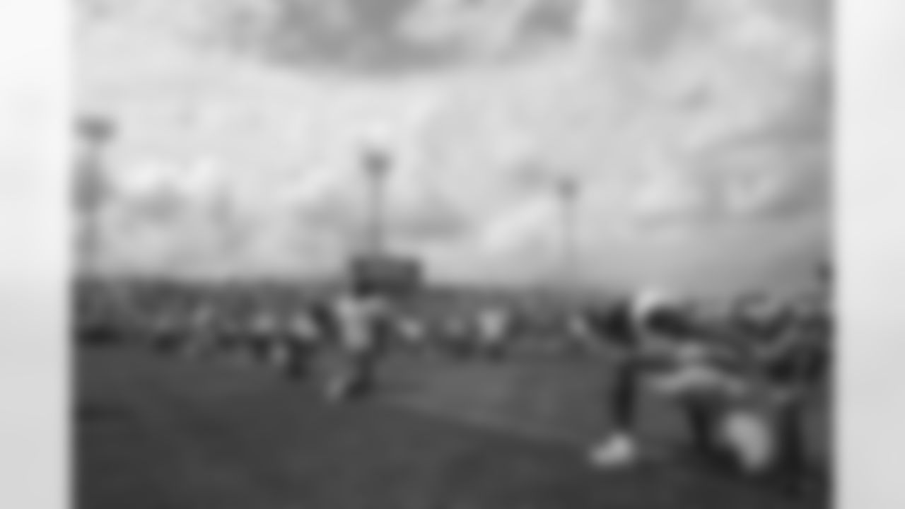 The Pittsburgh Steelers train at Latrobe Memorial Stadium during the 2022 Steelers Training Camp on Monday, Aug. 8, 2022 in Latrobe, PA. (Abigail Dean / Pittsburgh Steelers)