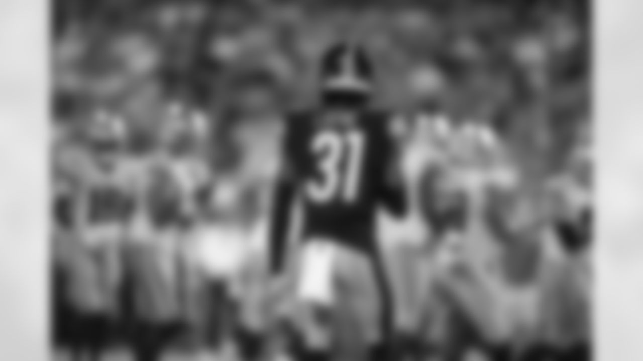Pittsburgh Steelers cornerback Justin Layne (31) during a Hall of Fame game between the Pittsburgh Steelers and the Dallas Cowboys, Thursday, Aug. 5, 2021 in Canton, OH. The Steelers defeated the Cowboys 16-3. (Karl Roser / Pittsburgh Steelers)