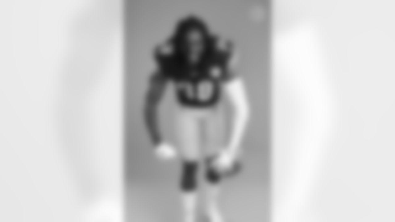 Pittsburgh Steelers defensive back Stephen Denmark (38) poses for a photo during the Steelers 2021 media day, Saturday, July 24, 2021 in Pittsburgh, PA. (Caitlyn Epes / Pittsburgh Steelers)