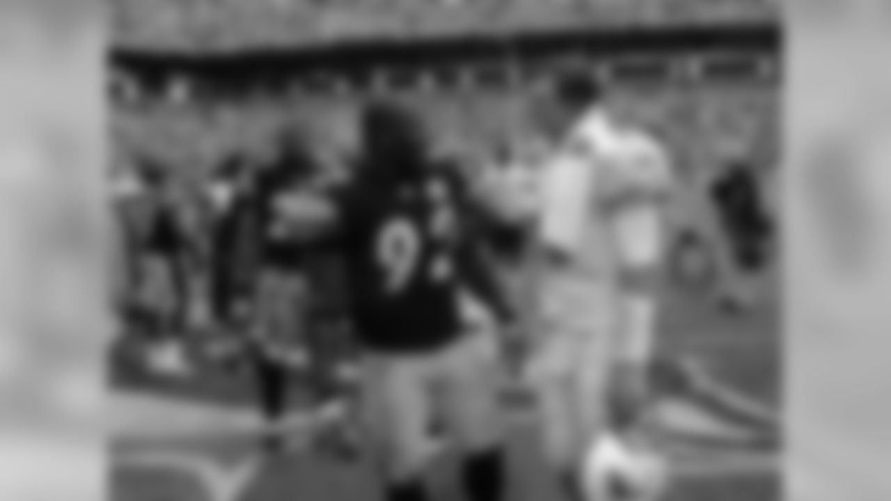 James Harrison and Chad Pennington
