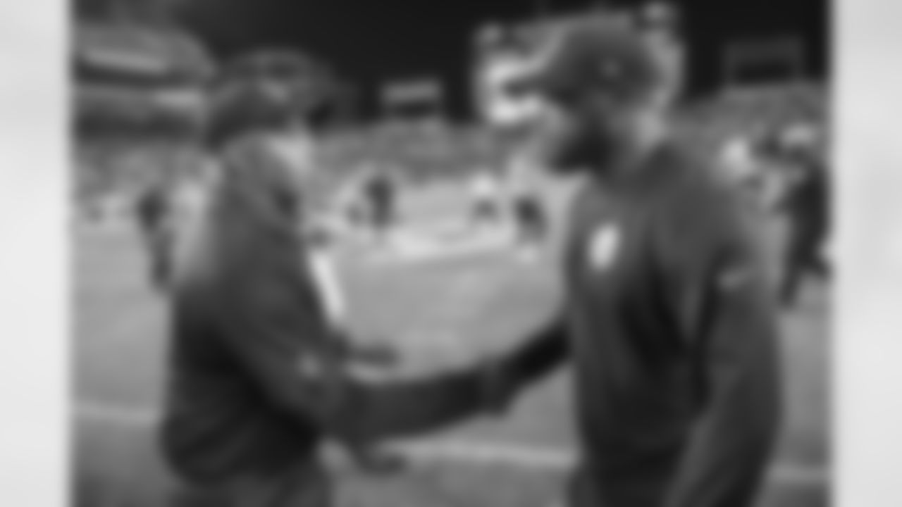 Head Coach Marvin Lewis and Head Coach Mike Tomlin