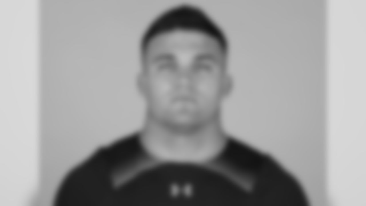 Northern Illinois defensive lineman Sutton Smith poses for a headshot during the 2019 Scouting Combine,Friday, Mar. 1, 2019 in Indianapolis. (Logan Bowles via AP)
