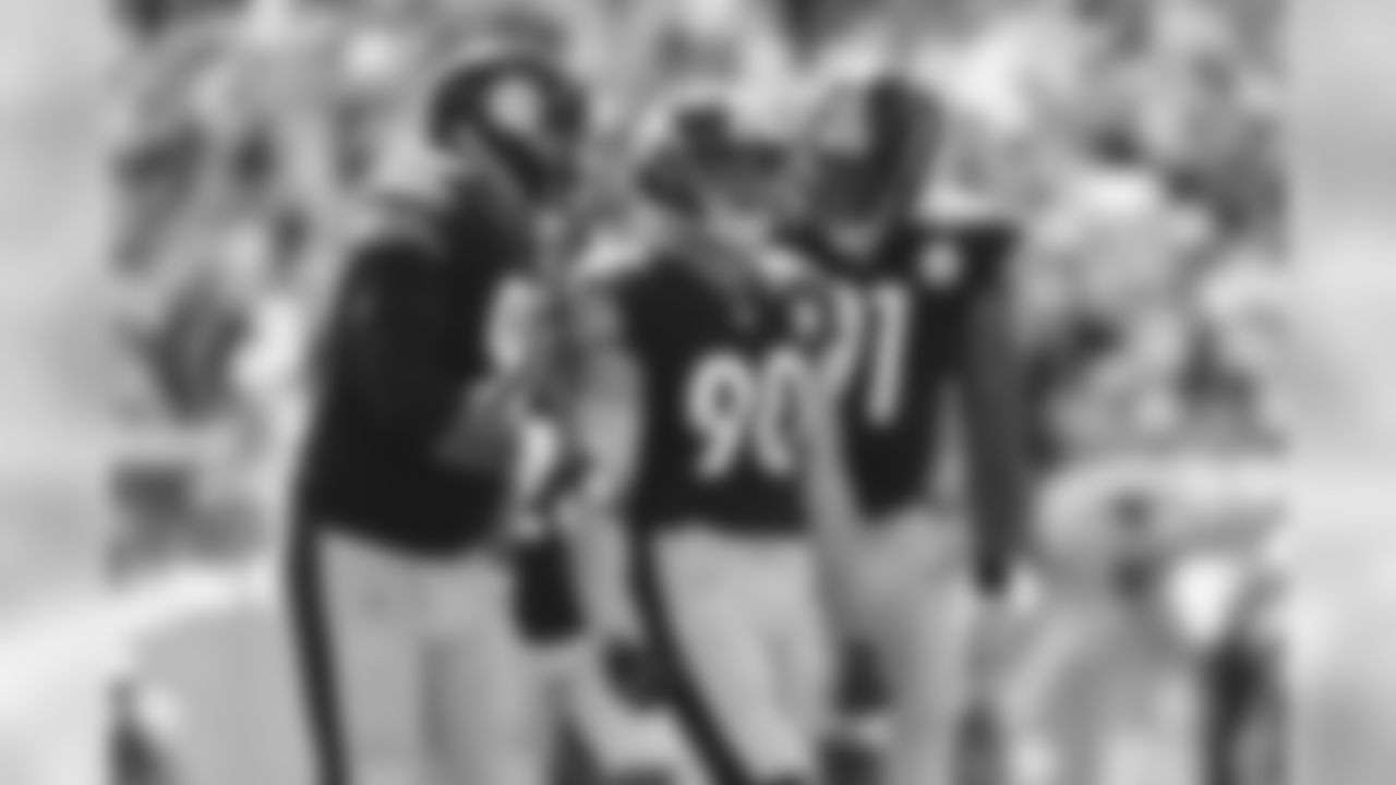 Cameron Heyward, T.J. Watt, and Stephon Tuitt