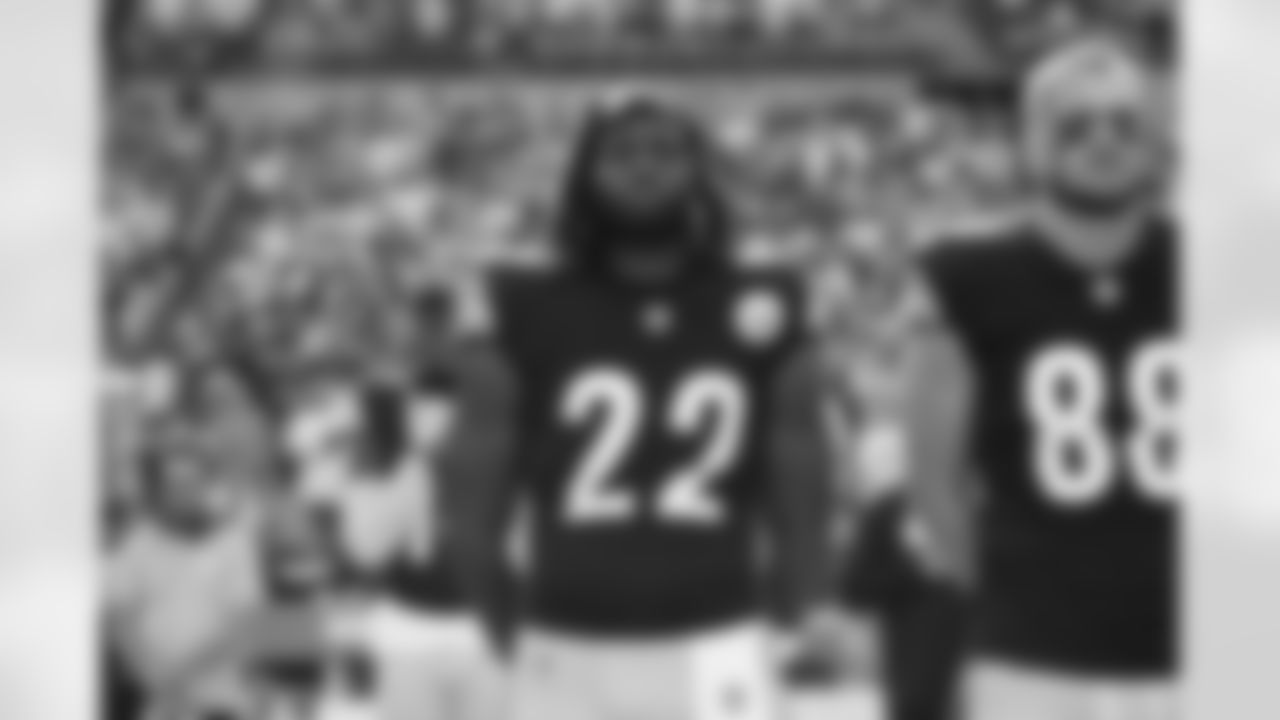 Pittsburgh Steelers running back Najee Harris (22) during a preseason game between the Pittsburgh Steelers and the Detroit Lions, Sunday, Aug. 28, 2022 in Pittsburgh, PA. (Karl Roser / Pittsburgh Steelers)