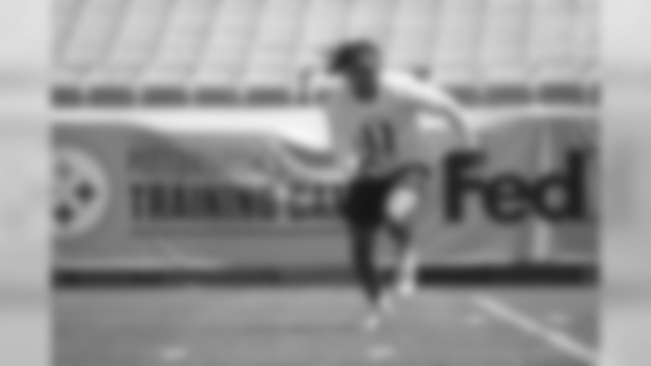 Pittsburgh Steelers wide receiver Chase Claypool (11) trains at Heinz Field during the Steelers 2020 Training Camp, Wednesday, July 29, 2020 in Pittsburgh, PA. (Karl Roser / Pittsburgh Steelers)