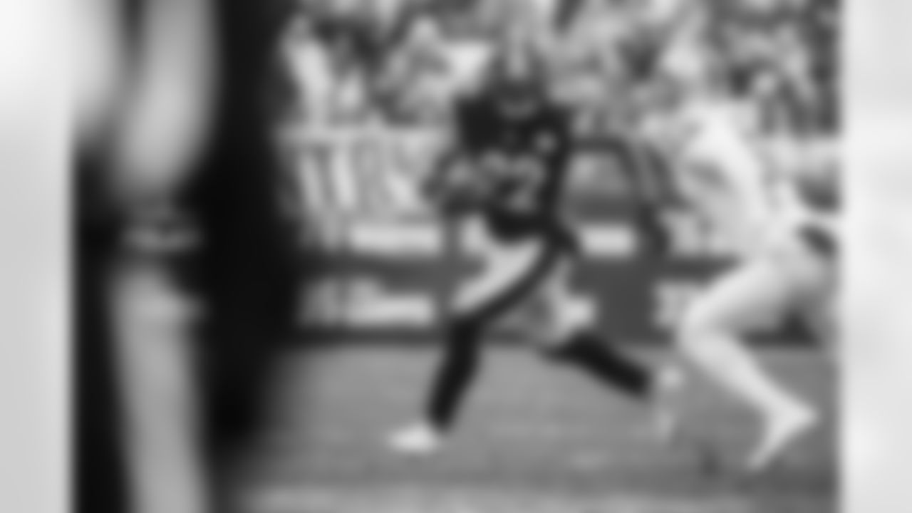 Pittsburgh Steelers running back Najee Harris (22) during a regular season game between the Pittsburgh Steelers and the Detroit Lions, Sunday, Nov. 14, 2021 in Pittsburgh, PA. The Steelers and the Lions tied in OT 16-16. (Caitlyn Epes / Pittsburgh Steelers)