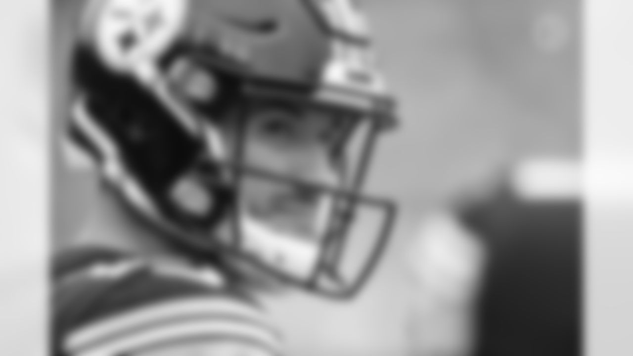 Pittsburgh Steelers quarterback Mitch Trubisky (10) during a regular season game between the Pittsburgh Steelers and the New York Jets, Sunday, Oct. 2, 2022 in Pittsburgh, PA. (Karl Roser / Pittsburgh Steelers)