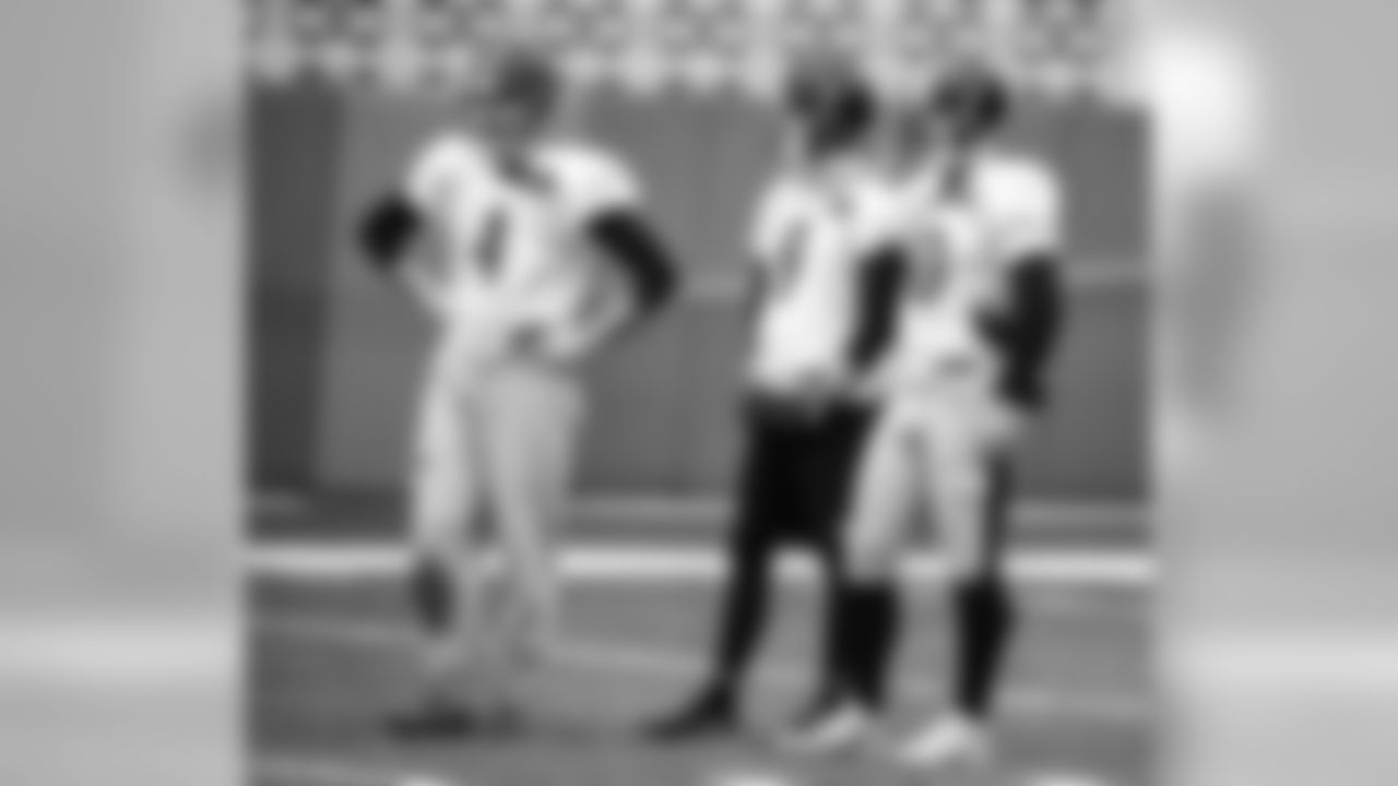 Jordan Berry, Chris Boswell, and Greg Warren