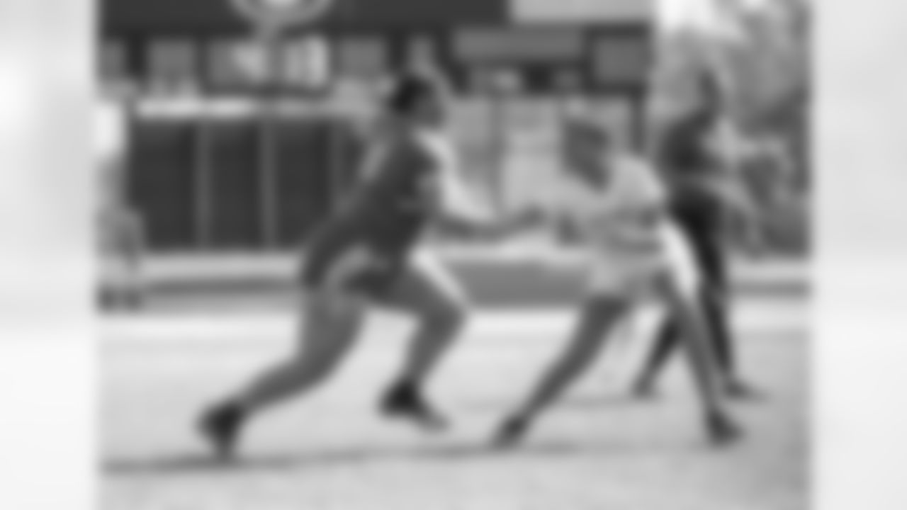 Week 5 of the Steelers' Girls High School Flag Football season, Sunday, May 14, 2023 at Gateway High School. (Arron Anastasia / Pittsburgh Steelers)
