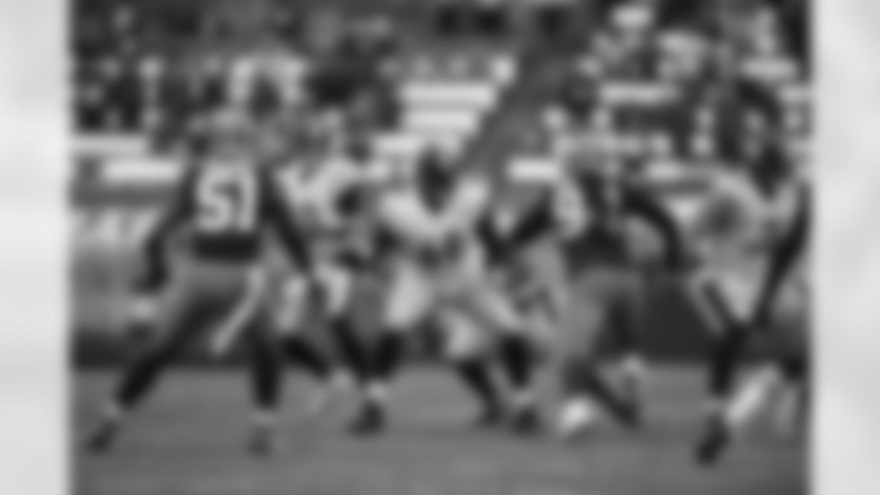 Pittsburgh Steelers offensive lineman Kevin Dotson (69) during a regular season game between the Pittsburgh Steelers and the Cleveland Browns, Sunday, Jan. 3, 2021 in Cleveland, OH. (Karl Roser / Pittsburgh Steelers)