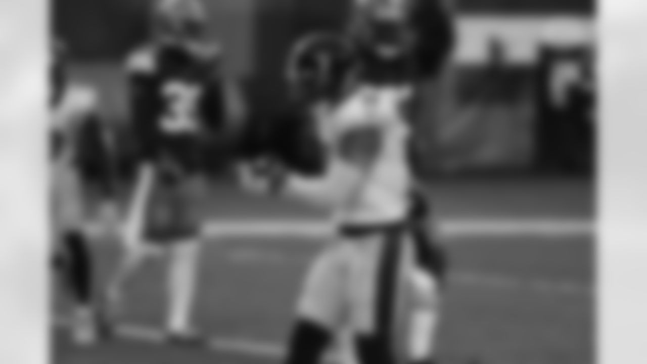 Pittsburgh Steelers wide receiver JuJu Smith-Schuster (19) during a regular season game between the Pittsburgh Steelers and the Cleveland Browns, Sunday, Jan. 3, 2021 in Cleveland, OH. (Caitlyn Epes / Pittsburgh Steelers)