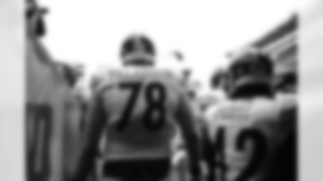 Pittsburgh Steelers offensive tackle Alejandro Villanueva (78) during a regular season game between the Pittsburgh Steelers and the Cleveland Browns, Sunday, Jan. 3, 2021 in Cleveland, OH. (Karl Roser / Pittsburgh Steelers)