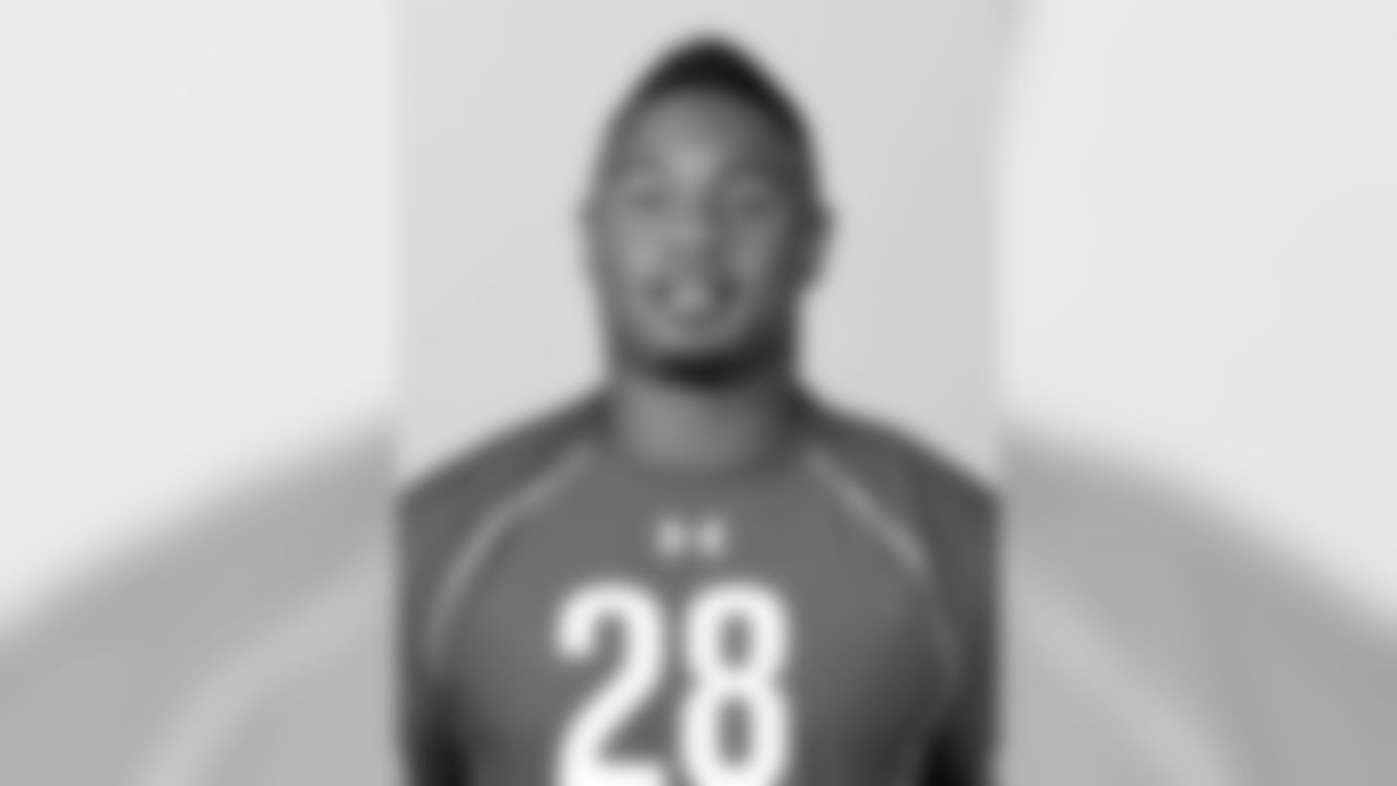 LSU running back Stevan Ridley poses for a headshot during the 2011 NFL Scouting Combine at Lucas Oil Stadium on Feb. 25 in Indianapolis, Ind. (AP Photo/Ben Liebenberg)