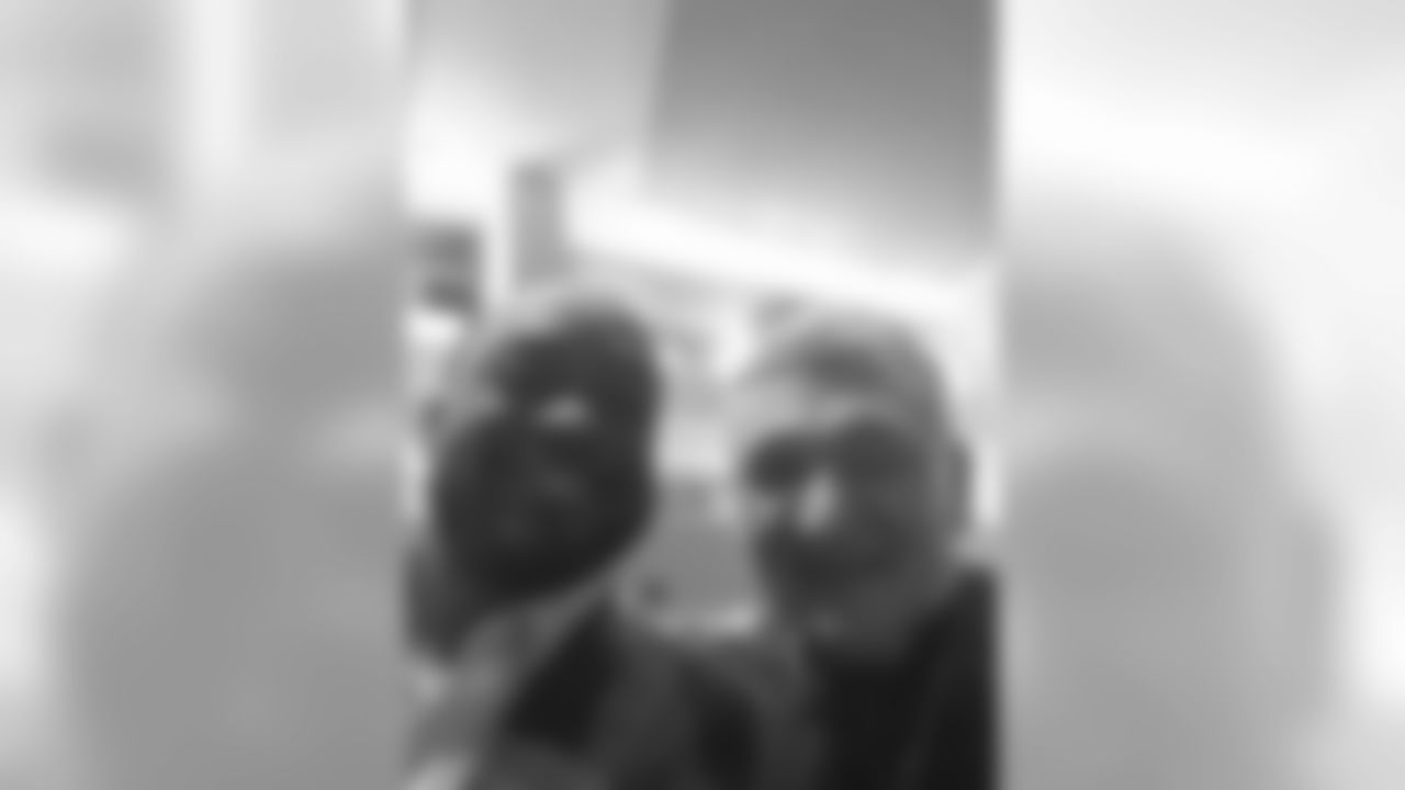 Coach Mike Tomlin and Bishop David Zubik.