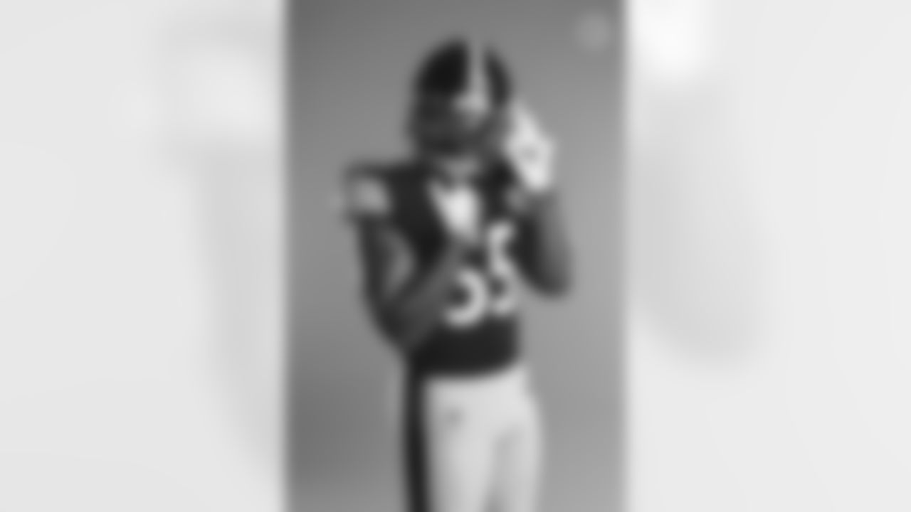 Pittsburgh Steelers linebacker Devin Bush (55) poses for a photo during the Steelers 2021 media day, Saturday, July 24, 2021 in Pittsburgh, PA. (Karl Roser / Pittsburgh Steelers)