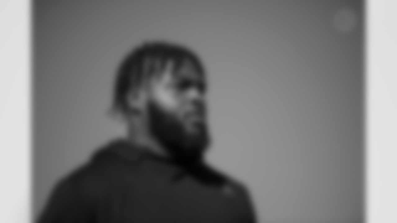 Pittsburgh Steelers offensive lineman Chukwuma Okorafor (76) travels to Miami for the Week 7 regular season matchup against the Miami Dolphins, Saturday, Oct. 22, 2022. (Karl Roser / Pittsburgh Steelers)