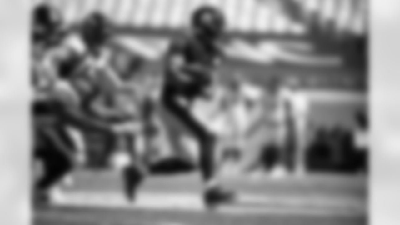 Pittsburgh Steelers running back James Conner (30) during a regular season game between the Pittsburgh Steelers and the Denver Broncos, Sunday, Sept. 20, 2020 in Pittsburgh, PA. The Steelers defeated the Broncos 26-21. (Karl Roser / Pittsburgh Steelers)