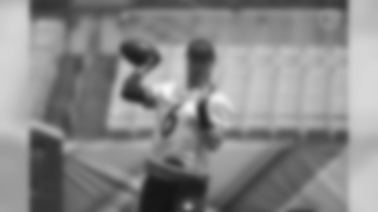 Pittsburgh Steelers quarterback Devlin Hodges (6) trains at Heinz Field during the Steelers 2020 Training Camp, Tuesday, Aug. 4, 2020 in Pittsburgh, PA. (Karl Roser / Pittsburgh Steelers)