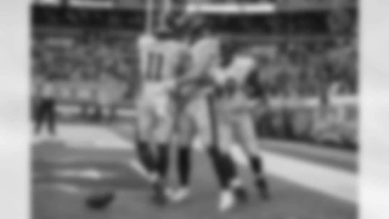 Pittsburgh Steelers wide receiver Chase Claypool (11), Pittsburgh Steelers tight end Vance McDonald (89) and Pittsburgh Steelers offensive lineman Kevin Dotson (69) during a regular season game between the Pittsburgh Steelers and the Cleveland Browns, Sunday, Jan. 3, 2021 in Cleveland, OH. The Browns defeated the Steelers 24-22. (Karl Roser / Pittsburgh Steelers)
