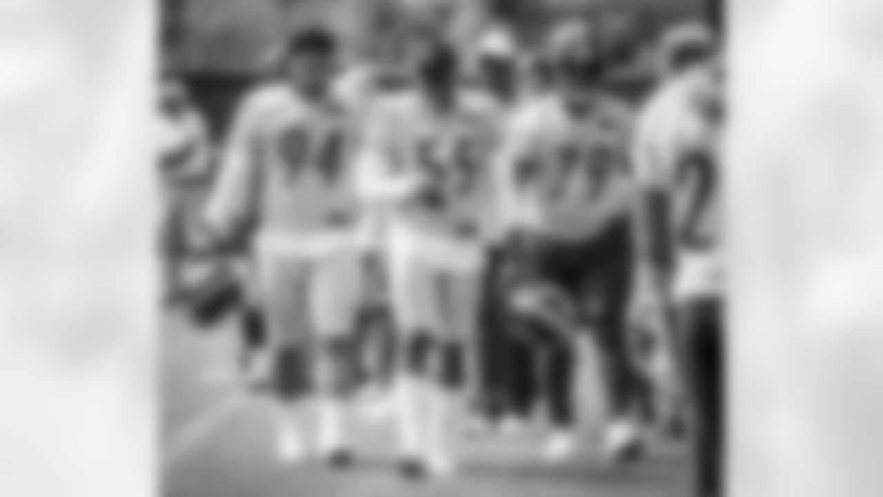 Tyson Alualu, Arthur Moats, and Javon Hargrave