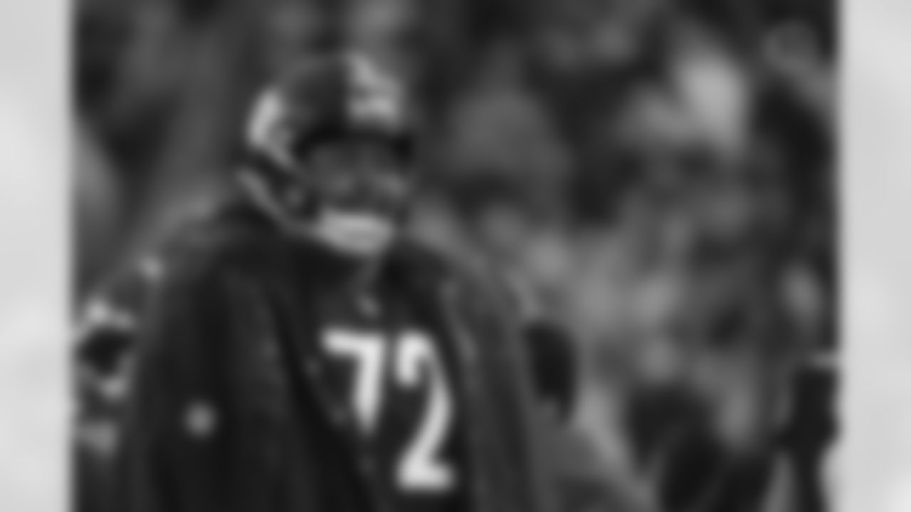 Pittsburgh Steelers offensive tackle Zach Banner (72) during a regular season game between the Pittsburgh Steelers and the Detroit Lions, Sunday, Nov. 14, 2021 in Pittsburgh, PA. The Steelers and the Lions tied in OT 16-16. (Caitlyn Epes / Pittsburgh Steelers)