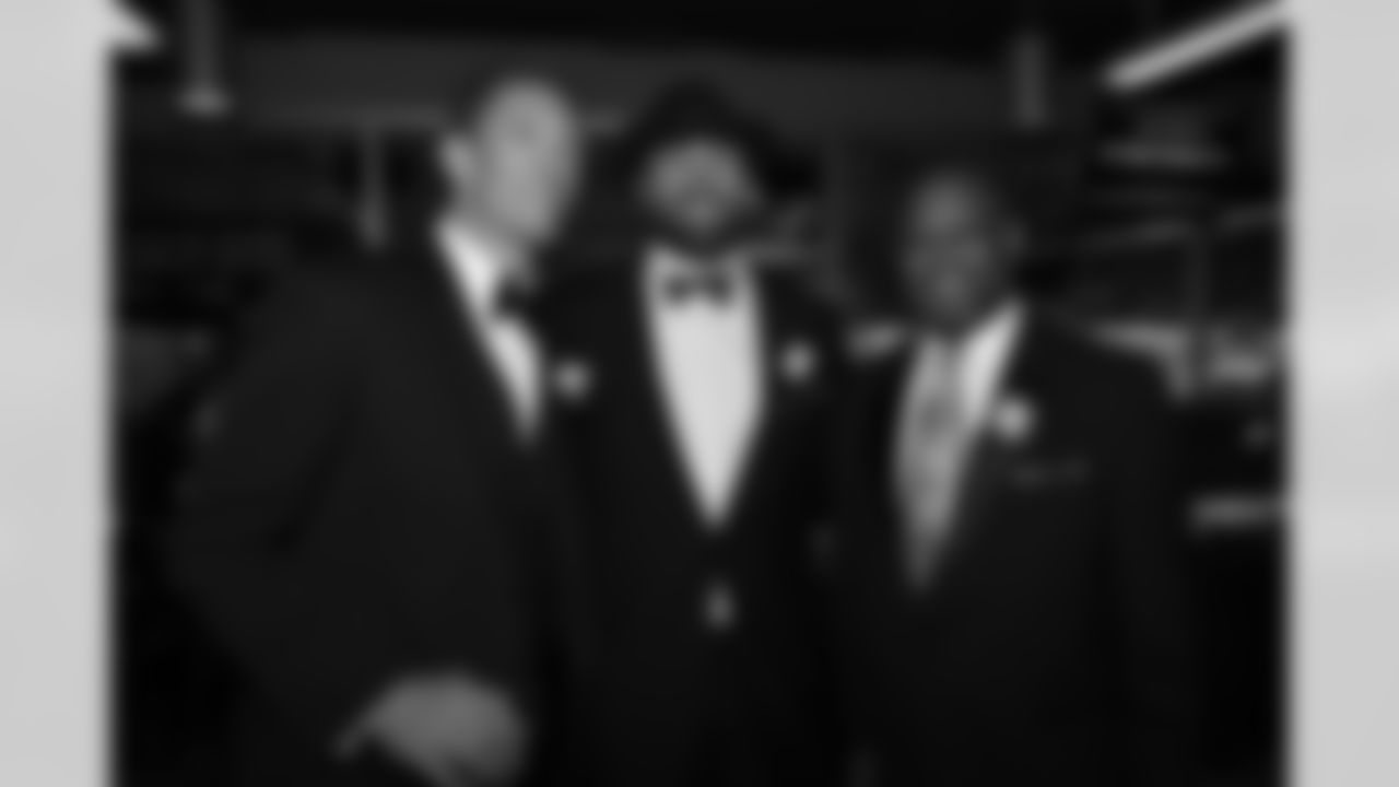 Aaron Smith, Brett Keisel, and Dwayne Woodruff