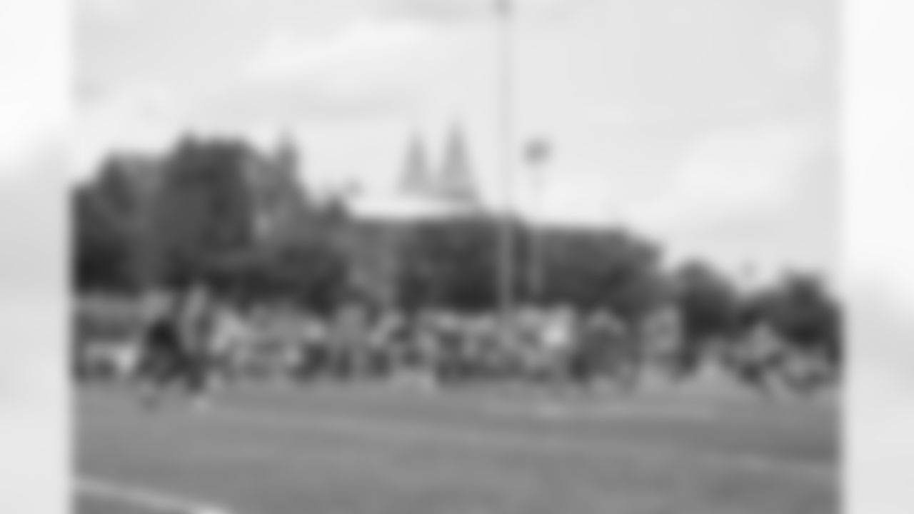 The Pittsburgh Steelers train at Saint Vincent College during the 2023 Steelers Training Camp on Tuesday, Aug. 1, 2023 in Latrobe, PA. (Abigail Dean / Pittsburgh Steelers)