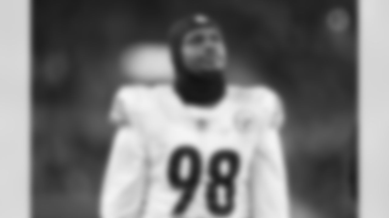 Pittsburgh Steelers defensive end DeMarvin Leal (98) during a regular season game between the Pittsburgh Steelers and the Baltimore Ravens, Sunday, Jan. 1, 2023 in Baltimore, MD. (Karl Roser / Pittsburgh Steelers)
