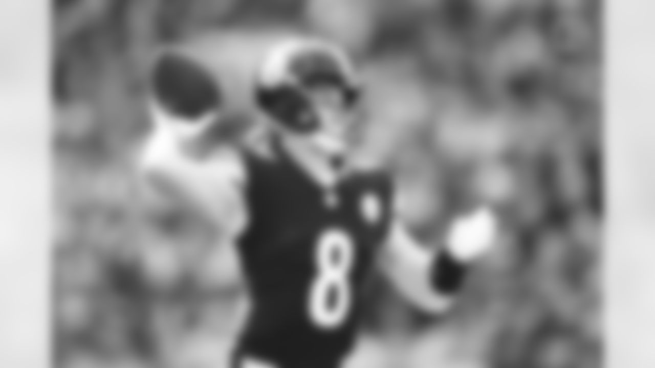 Pittsburgh Steelers quarterback Kenny Pickett (8) during a regular season game between the Pittsburgh Steelers and the Baltimore Ravens, Sunday, Oct. 8, 2023 in Pittsburgh, PA. (Abigail Dean / Pittsburgh Steelers)