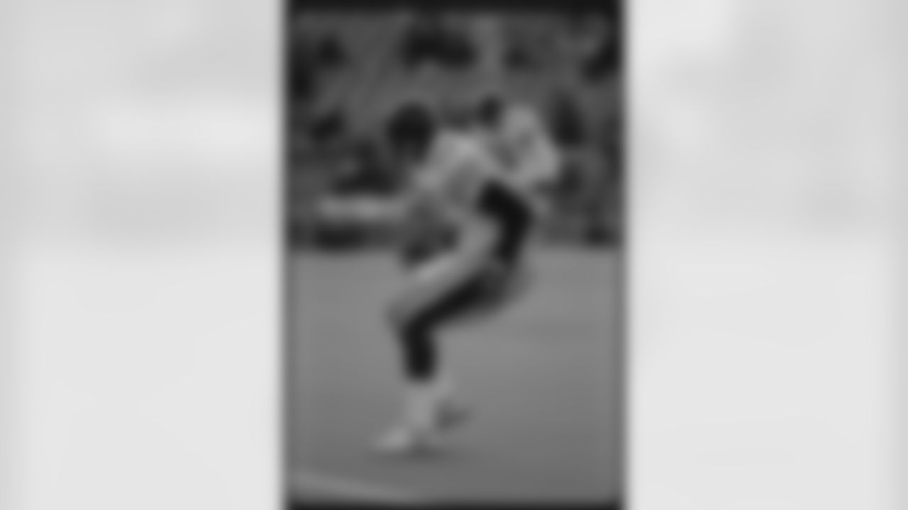 Action shot of safety Carnell Lake #37 from his time with the Steelers.