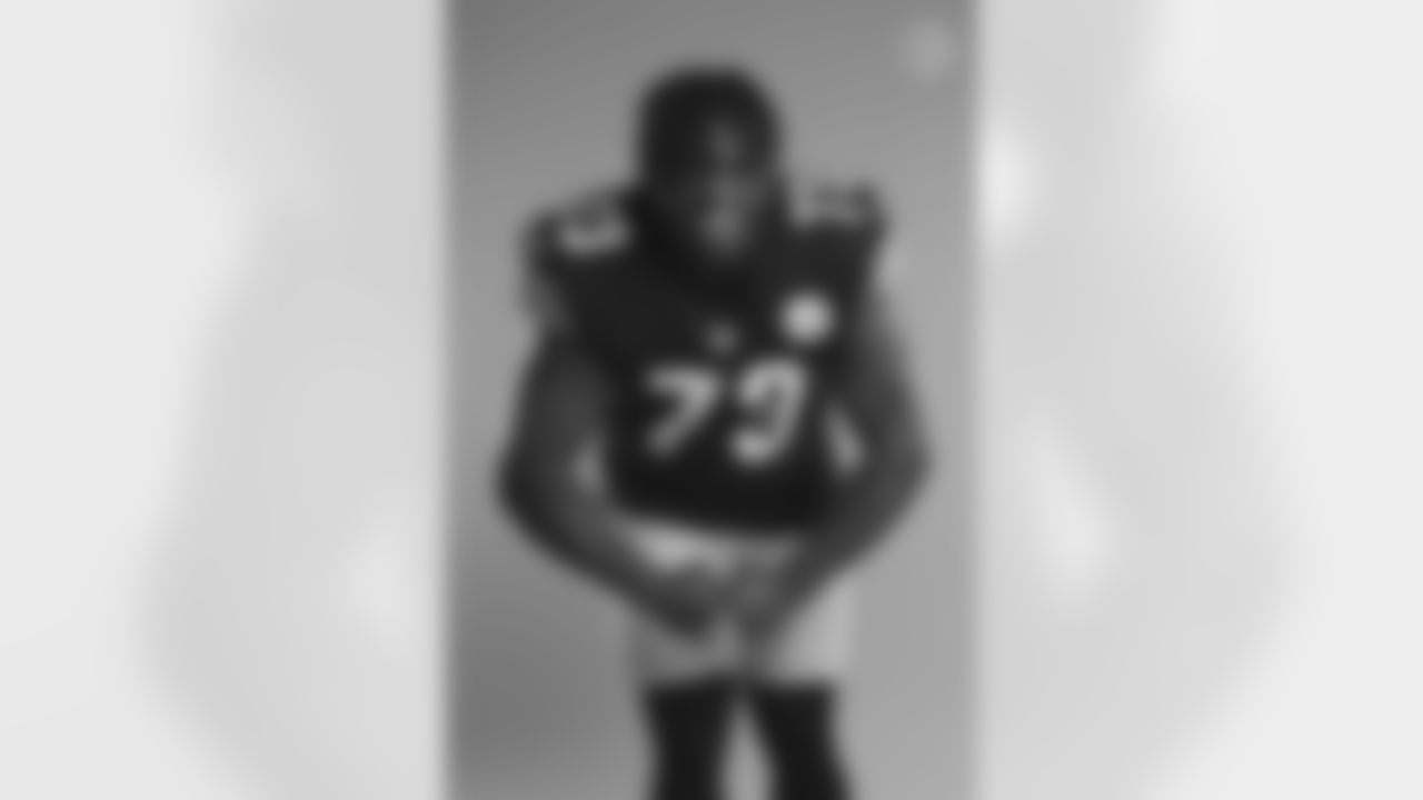 Pittsburgh Steelers defensive tackle Carlos Davis (73) poses for a photo during the Steelers 2021 media day, Friday, July 23, 2021 in Pittsburgh, PA. (Karl Roser / Pittsburgh Steelers)