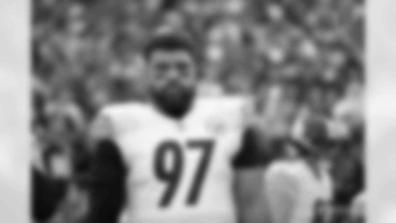 Pittsburgh Steelers defensive tackle Cameron Heyward (97) during a regular season game between the Pittsburgh Steelers and the Kansas City Chiefs, Sunday, Dec. 26, 2021 in Kansas City, MO. The Chiefs beat the Steelers 36-10. (Karl Roser / Pittsburgh Steelers)