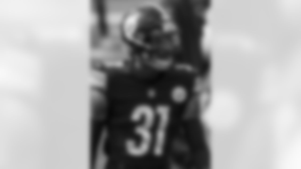 Pittsburgh Steelers cornerback Justin Layne (31) during a regular season game between the Pittsburgh Steelers and the Cleveland Browns, Sunday, Oct. 18, 2020 in Pittsburgh, PA. The Steelers beat the Browns 38-7. (Caitlyn Epes / Pittsburgh Steelers)