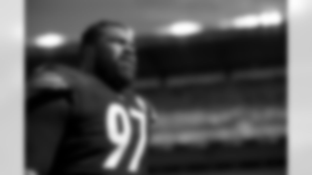 Pittsburgh Steelers defensive tackle Cameron Heyward (97) during a regular season game between the Pittsburgh Steelers and the Denver Broncos, Sunday, Oct. 10, 2021 in Pittsburgh, PA. The Steelers beat the Broncos 27-19. (Karl Roser / Pittsburgh Steelers)