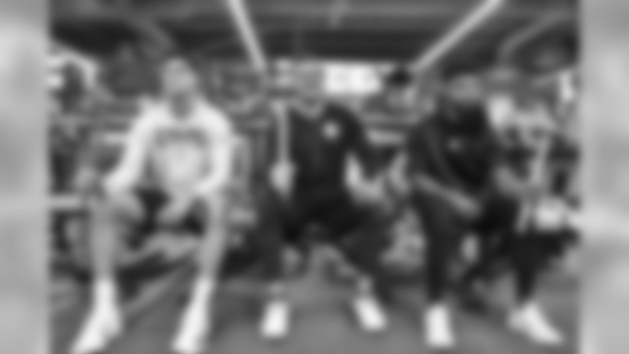 Mason Rudolph, Vance McDonald and Cameron Sutton