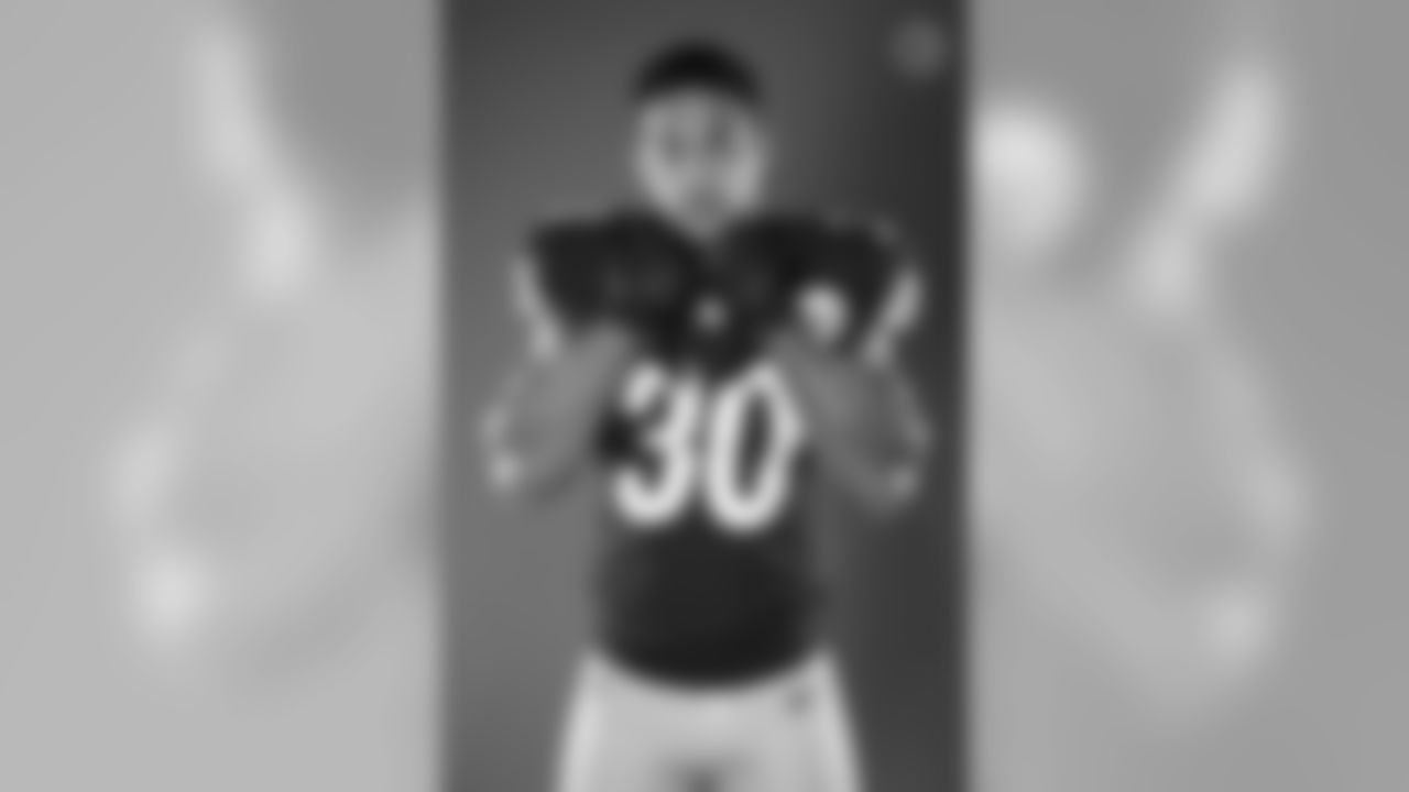 Pittsburgh Steelers running back James Conner (30) poses for a photo during the Steelers 2020 media day, Thursday, Aug. 6, 2020 in Pittsburgh, PA. (Karl Roser / Pittsburgh Steelers)