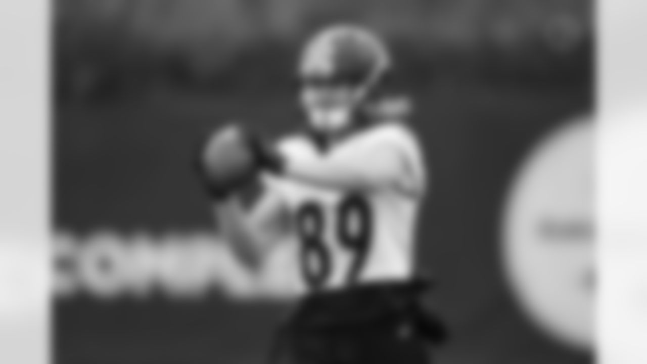 Pittsburgh Steelers wide receiver Gunner Olszewski (89) during practice at the UPMC Rooney Sports Complex preparing for a Week 14 matchup against the Baltimore Ravens Wednesday, Dec. 7, 2022 in Pittsburgh, PA. (Karl Roser / Pittsburgh Steelers)