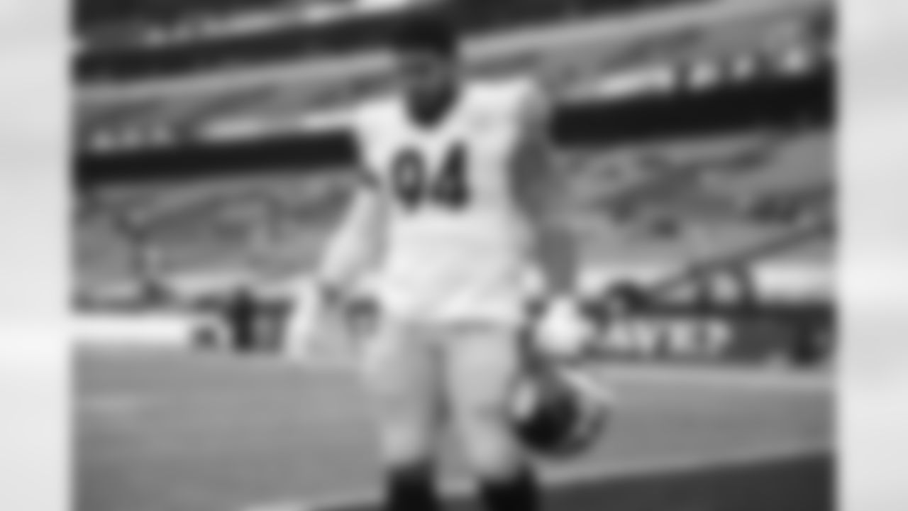 Pittsburgh Steelers defensive end Tyson Alualu (94) during a regular season game between the Pittsburgh Steelers and the Baltimore Ravens, Sunday, Nov. 1, 2020 in Baltimore, MD. (Karl Roser / Pittsburgh Steelers)