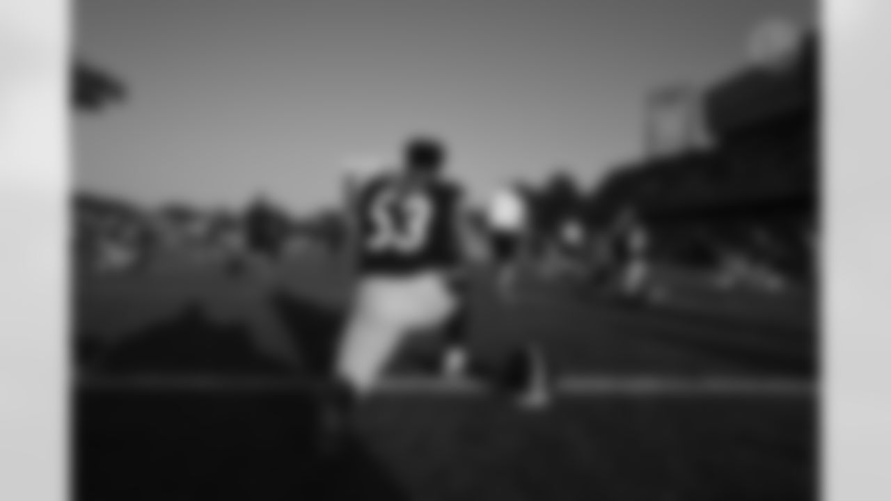 Pittsburgh Steelers center Kendrick Green (53) during a Hall of Fame game between the Pittsburgh Steelers and the Dallas Cowboys, Thursday, Aug. 5, 2021 in Canton, OH. (Karl Roser / Pittsburgh Steelers)