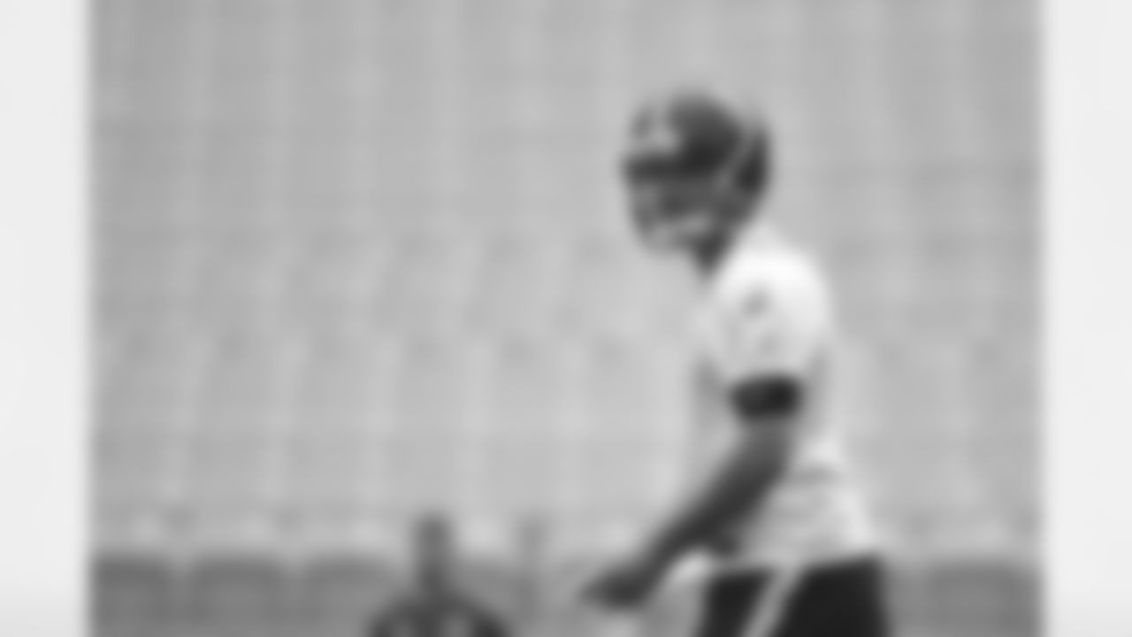 The Pittsburgh Steelers rookies practice at the UPMC Rooney Sports Complex.