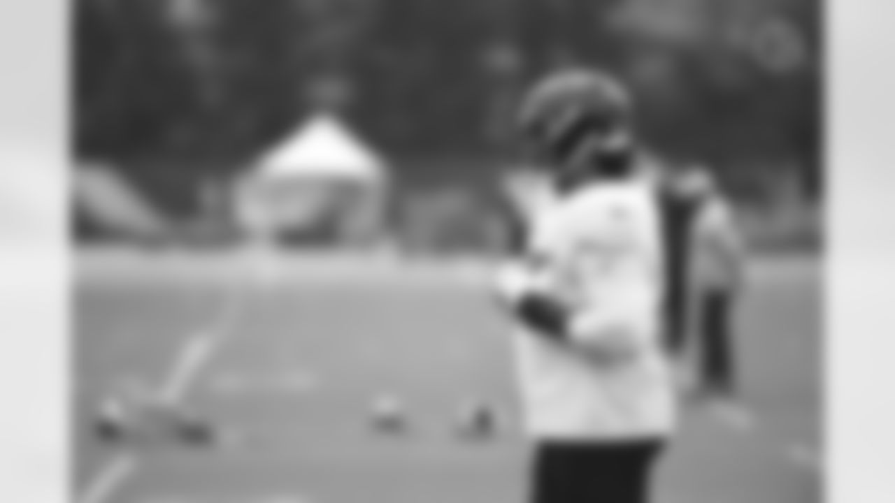 Pittsburgh Steelers offensive tackle Zach Banner (72) during practice at the UPMC Rooney Sports Complex preparing for a Week 6 matchup against the Seattle Seahawks, Wednesday, Oct. 13, 2021 in Pittsburgh, PA. (Caitlyn Epes / Pittsburgh Steelers)