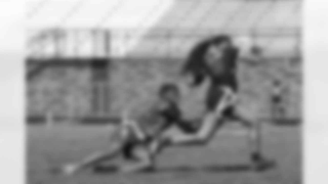 Week 5 of the Steelers' Girls High School Flag Football season, Sunday, May 14, 2023 at Gateway High School. (Arron Anastasia / Pittsburgh Steelers)