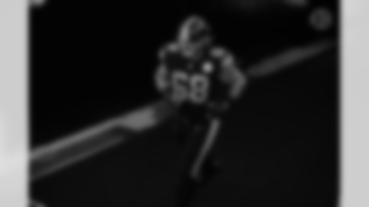 Pittsburgh Steelers offensive tackle Anthony Coyle (68) during a regular season game between the Pittsburgh Steelers and the Baltimore Ravens, Wednesday, Dec. 2, 2020 in Pittsburgh, PA. (Caitlyn Epes / Pittsburgh Steelers)