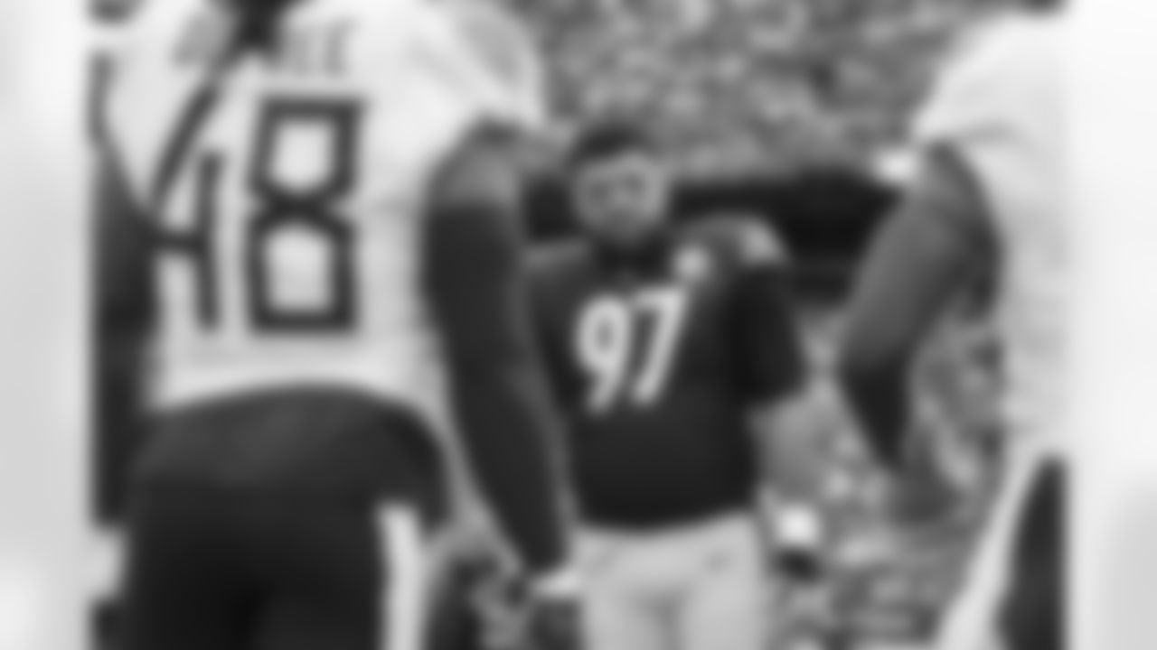 Pittsburgh Steelers defensive tackle Cameron Heyward (97) during a regular season game between the Pittsburgh Steelers and the Tennessee Titans, Sunday, Dec. 19, 2021 in Pittsburgh, PA. The Steelers beat the Titans 19-13. (Caitlyn Epes / Pittsburgh Steelers)