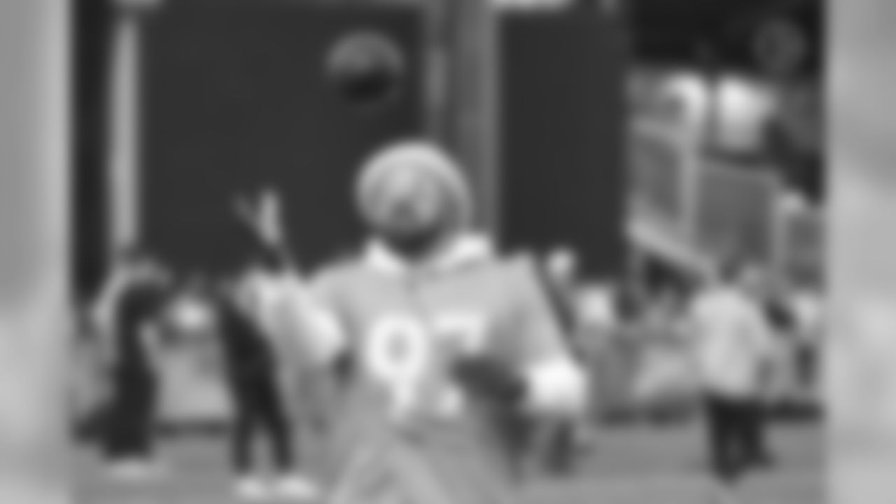 The AFC Pro Bowl team practices at the ESPN Wide World of Sports in Orlando, FL.